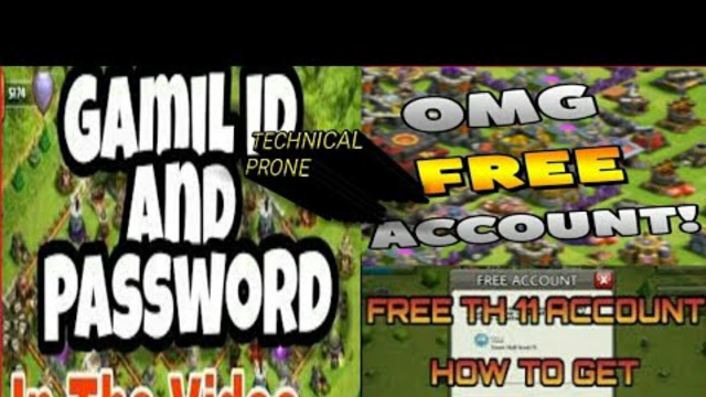 account clash of clans free 2019