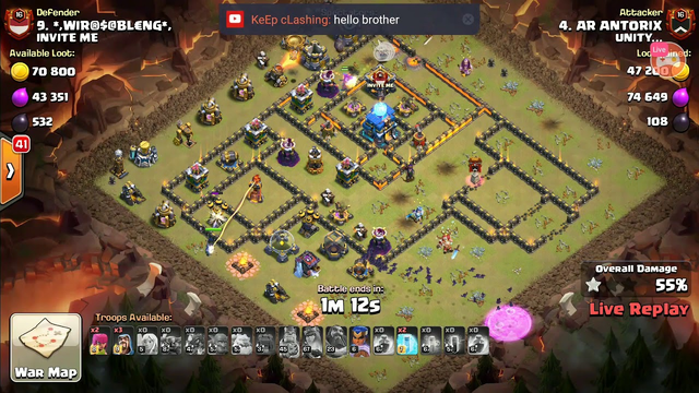 First live stream of 2020 CLASH OF CLANS live trojan war