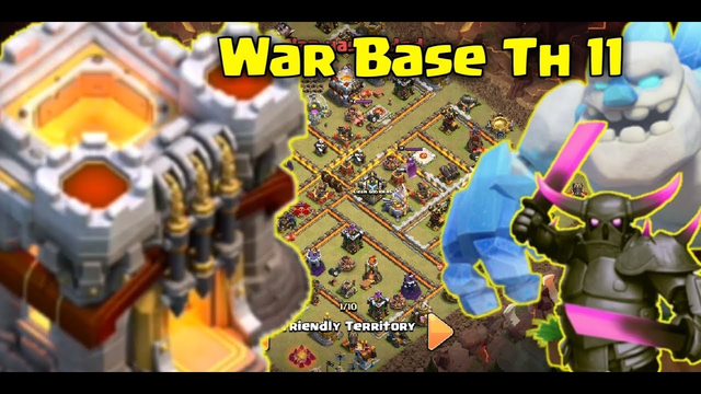 Clash of clans ll Stronge war base Th 11 anti 3 star