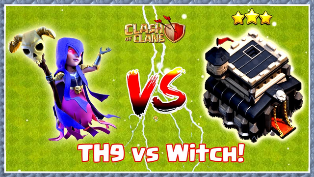 TH9 vs Witch! Attack Strategies for 3 Stars | Clash of Clans