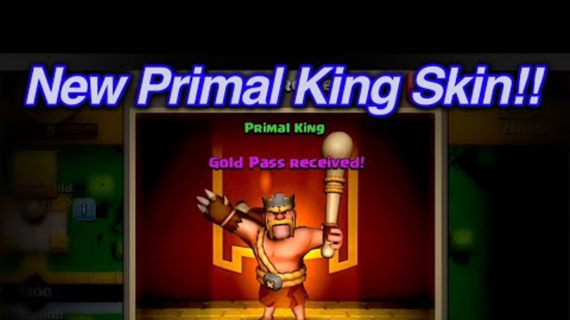 New Primal King Skin!! Lots of building and heroes Gold pass February 2020 season Clash of Clans