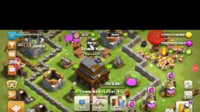 Yes town hall 4 clash of clans
