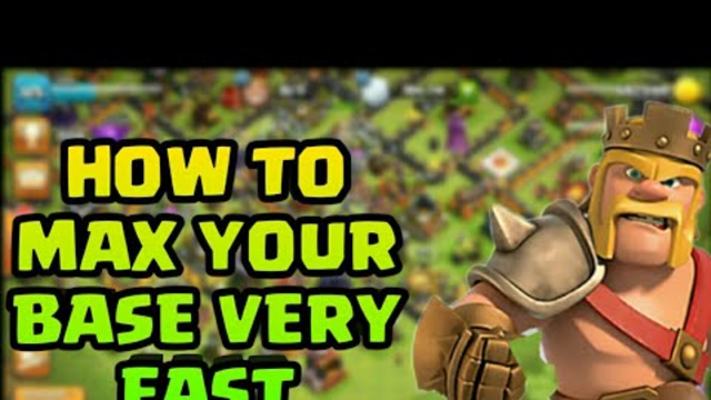 How to max Your base very fast in hindi[CLASH OF CLANS]