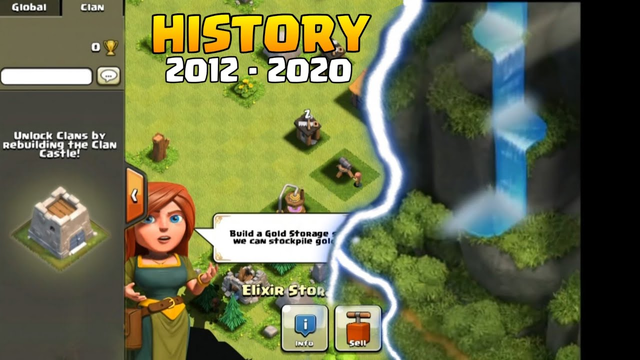 HISTORY OF CLANS OF CLANS 2012-2020 - COC