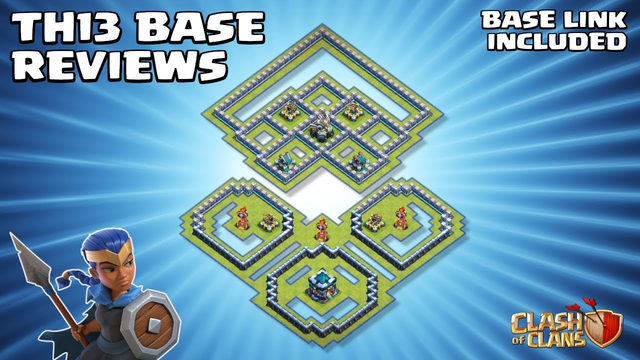 *SUPERB* Town Hall 13 (TH13) Base Review - iTzu Base Design - Clash of Clans