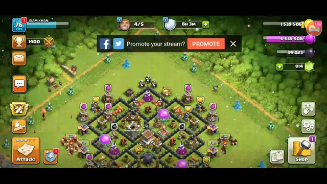 Watch me stream Clash of Clans on Omlet Arcade!