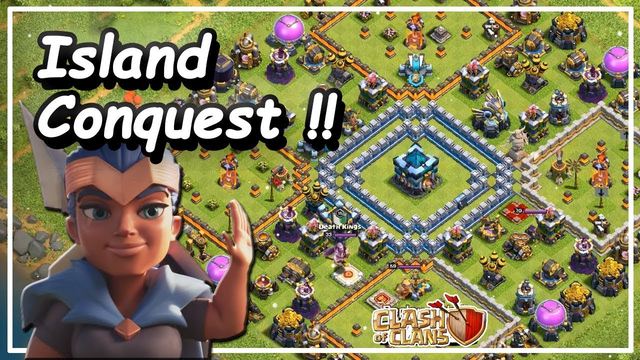TH13 Island Base Conquest !! TH13 Attack 3Star Strategy Clash of Clans