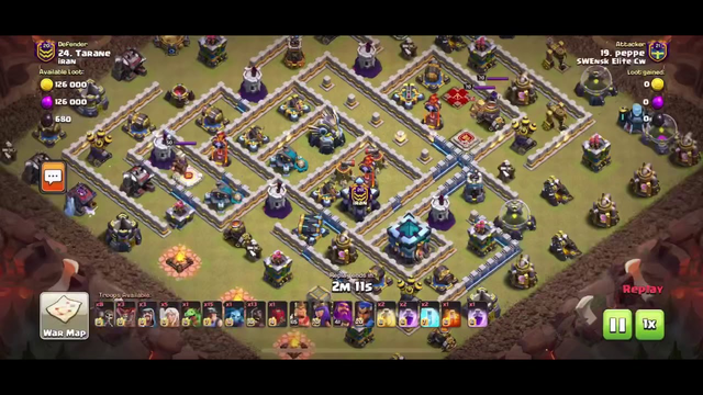 QC hybrid stronger then ever?! Clash of Clans Townhall 13 | 6-pack War | SWEnsk Elite CW