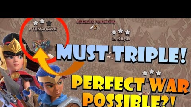PERFECT WAR WITHIN REACH! But I HAVE to TRIPLE!! Best TH13 War Attack Strategies in Clash of Clans
