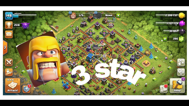 Clash of clans..atTack 3Star