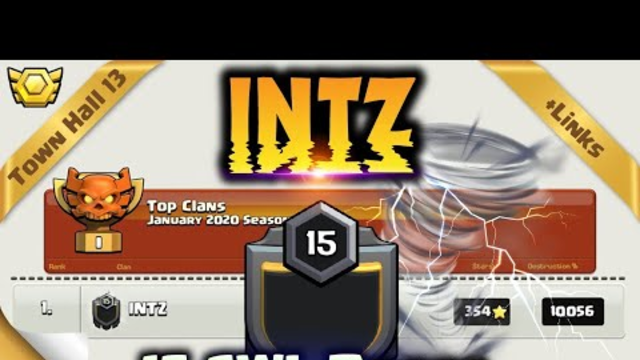 INTZ War Bases In CWL February 2020 | Amazing Anti 2 And Anti 3 Bases Th13 in  Clash Of Clans