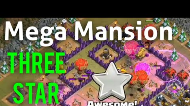megamansion coc th8 | best attack strategy megamansion