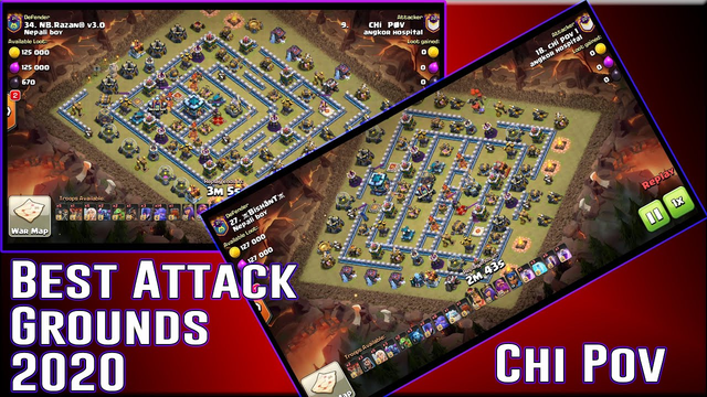 Best Grounds Attack 2020! New TH13 Attack Grounds Strategy Smash 3 Stars War Base ( Clash of Clans )