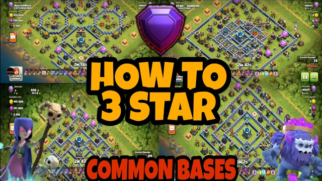 TOP 5 COMMON LEGEND BASES TRIPPED! HOW MAKE 3 STAR RING BASES? | CLASH OF CLANS