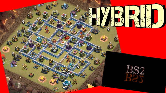 RH13 vs RH13 - Hybrid Clash of Clans - TH13 CoC