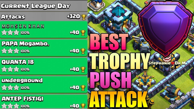TH13 Legend Trophy Push Attack - New Air Strategy 2020 | Town Hall 13 Army | Clash of Clans