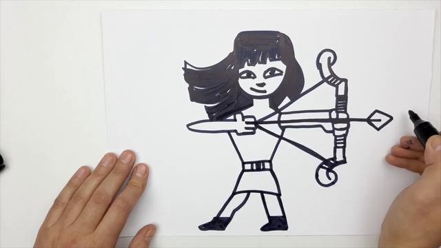 How to Draw Archer Clash of Clans / Easy Clash of Clans Characters Drawings / Draw Step-by-Step