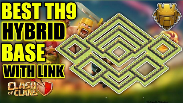 Best Th9 Hybrid Base Layout 2020 || Trophy/Farming Base With Link || Clash Of Clans