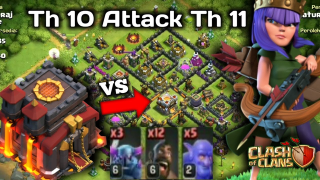 clash of clans th10 farming attack strategy