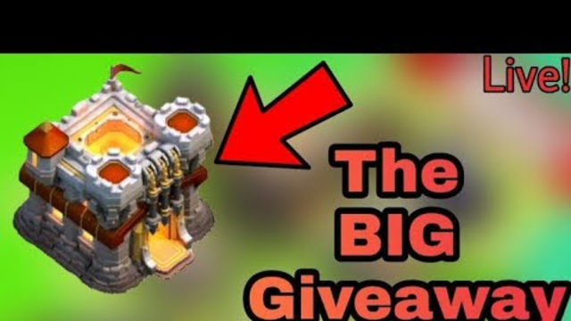 CLASH OF CLAN LIVE WITH GIVEAWAY TH 11 MAX #COC LIVE