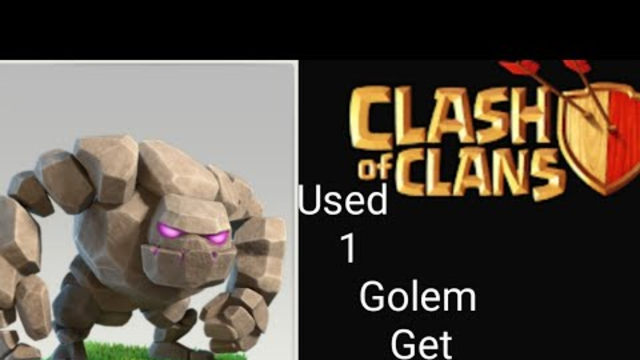 Clash of clans attack for maginot line base coc # used Golem ||ACER GAMING ||