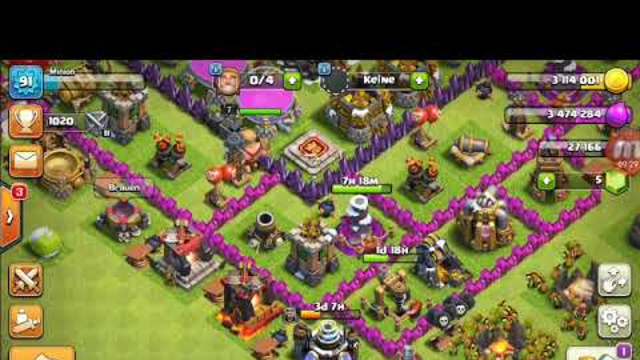 Bester clash of Clans Angriff