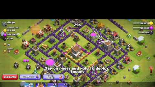 Clash of clans town hall 8 attack
