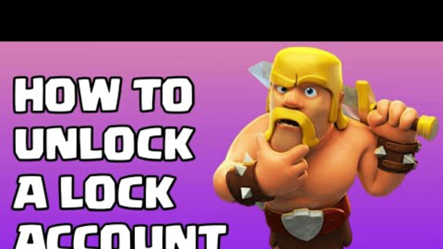 How to unlock a coc lock account