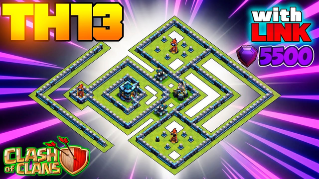 *TRIO* TH13 War Base Link & TH13 Legend League Base + PROOF! - CoC Town Hall 13 - Clash of Clans #63