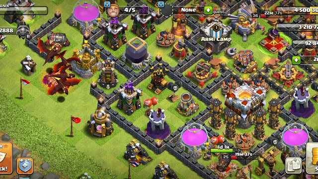 Clash of clans (11 home) Attack new video 2020
