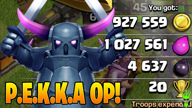 SMASHING CRAZY LOOT WITH P.E.K.K.A! - Clash of Clans