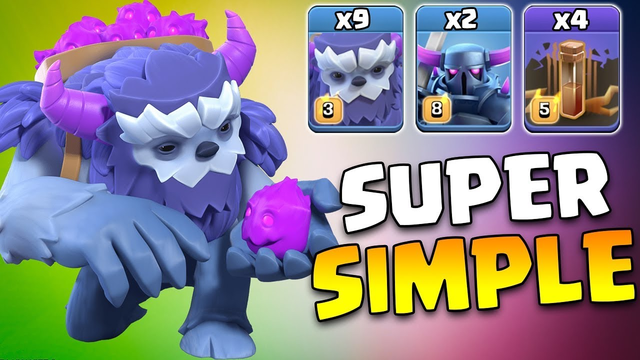 New YETI PEKKA Strategy TH13! Super Simple 3 Star ANY Townhall 13 Base | Clash Of Clans
