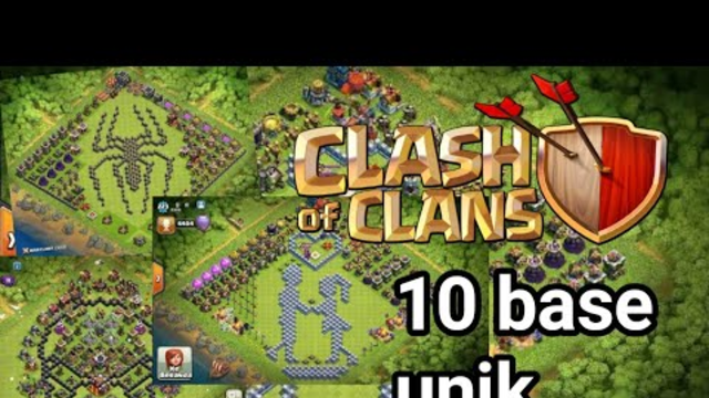 10 base unik | Clash Of Clans - COC