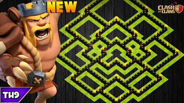NEW TOWN HALL 9 FARMING/TROPHY BASE 2020! TH9 HYBRID BASE WITH REPLAYS & LINK! - CLASH OF CLANS(COC)