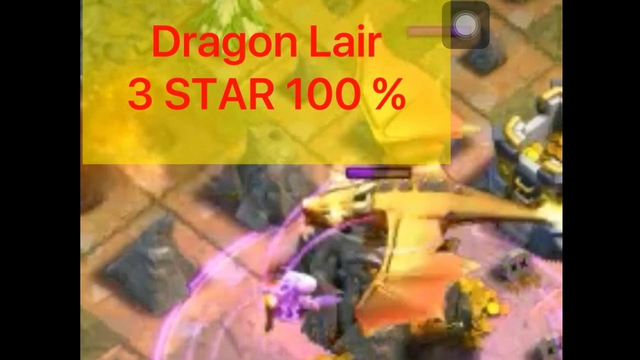 Clash Of Clans.How to get 100% 3 STAR In Dragon Lair,without using freeze spell//Fun N Vision