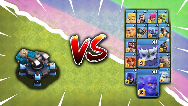 Max Scattershot vs All Max troops | Clash of Clans | No Limits