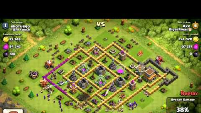Clash of Clans Gameplay - Archer Queen A.I