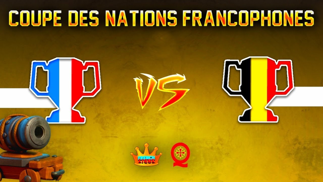 CLASH OF CLANS | FINALE COUPE DES NATIONS FRANCOPHONE!! FRANCE VS BELGIQUE!! SRKA AND MOI!!