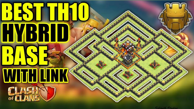 Best Th10 Hybrid Base Layout With Link || Trophy/Farming Base 2020 || Clash Of Clans