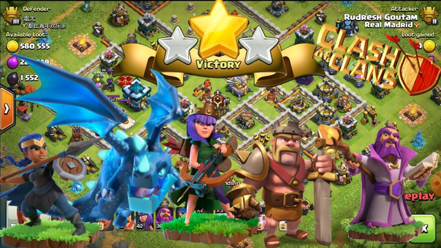 Best Air Attack for 3 Star on Th13 Clash of Clans (Ed Attack) ~ 2