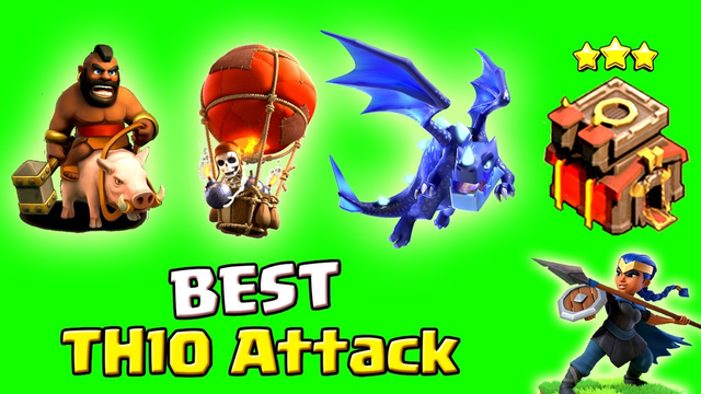 BEST TH10 Attack | Town Hall 10 3 Star Attack Strategy 2020 | Clash Of Clans