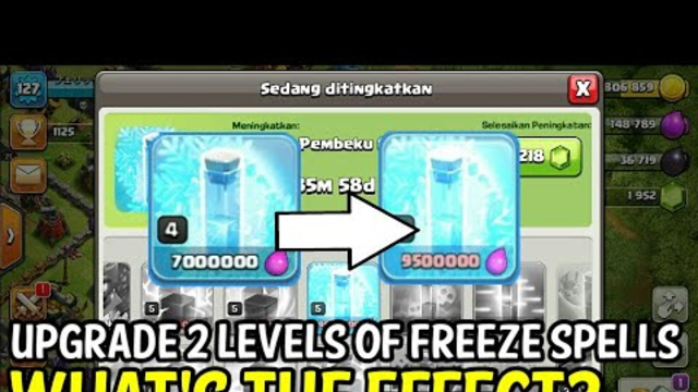 Upgrade Freeze Spell to Level Max - Clash Of Clans
