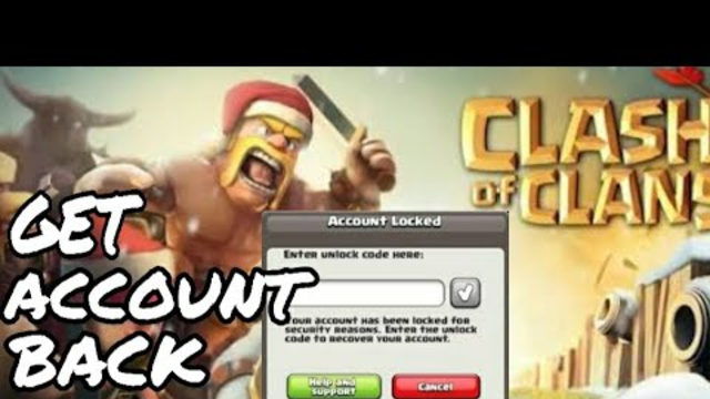 HOW TO UNLOCK LOCKED ACCOUNT IN CLASH OF CLANS 2020