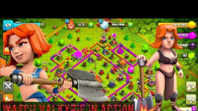 Watch valkyrie in Action- clash of clans
