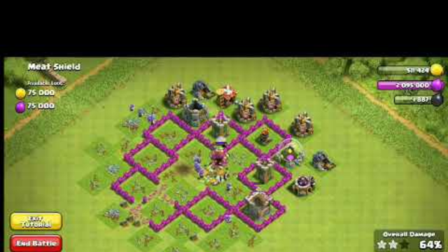 Clash of Clans gameplay(NO MIC)