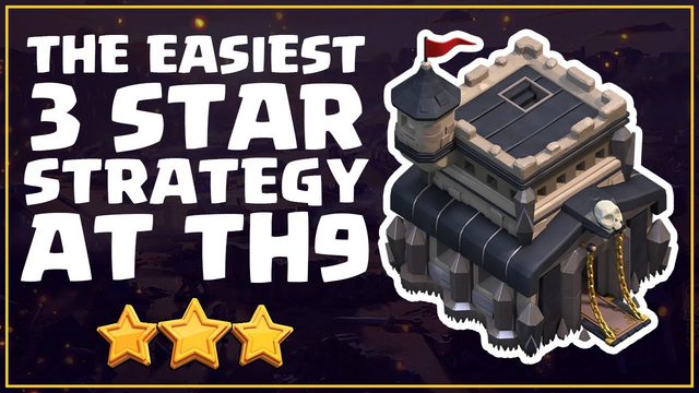 The EASIEST 3 Star Strategy at TH9 | Clash of Clans
