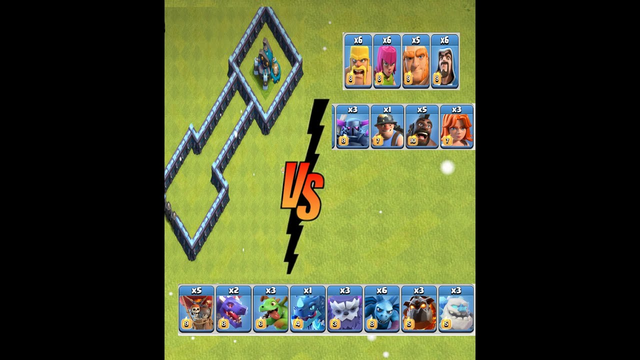 all max troop vs max scatershot clash of clans