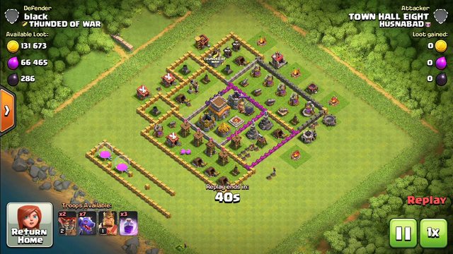Clash of Clans | TH 8 attack  strategy | attack  history | all dragon lvl 1 attacks.