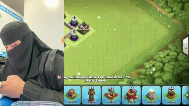 Saudi girl live with game video live | Arabic clash of clans | clash of king