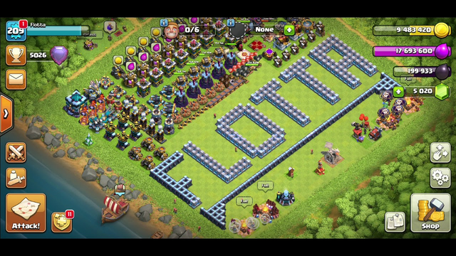 NEW CLASH OF CLANS CHANNEL and i 